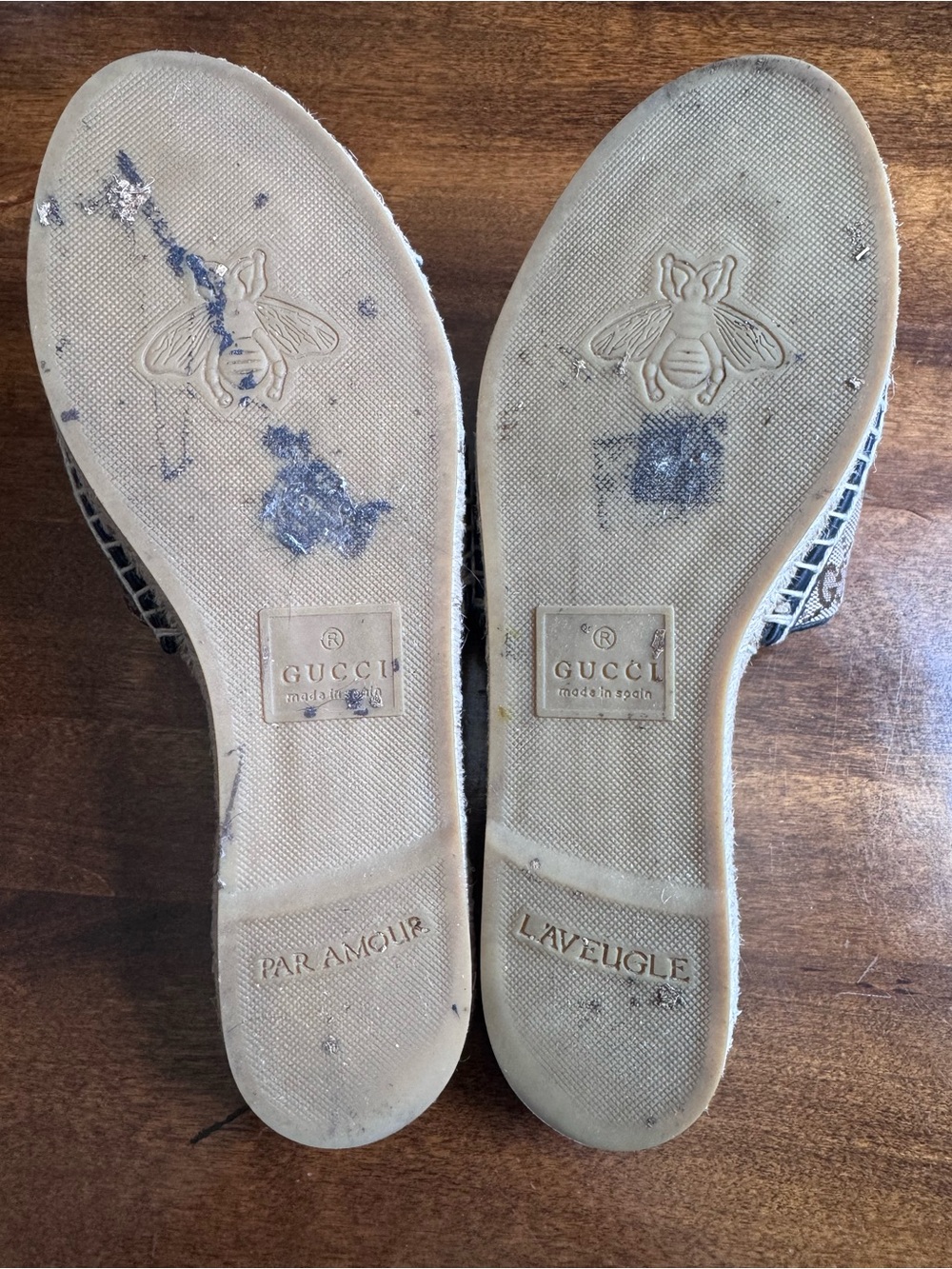 Gucci Espadrille Slides - Picture 9 of 11